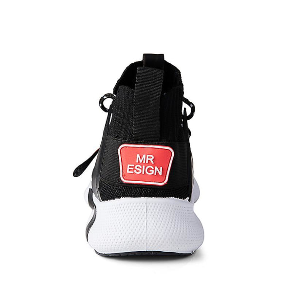 Herrskor Mode Sneaker Löparskor Halkfria sportskor Zm66 Black 41