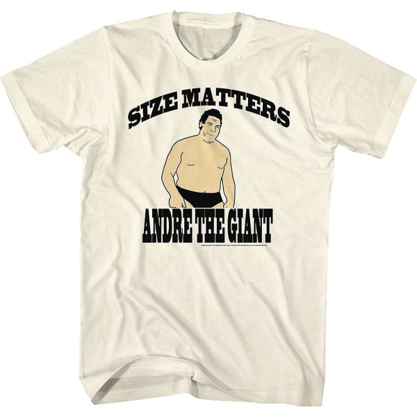 Storleken spelar roll Andre The Giant T-shirt M