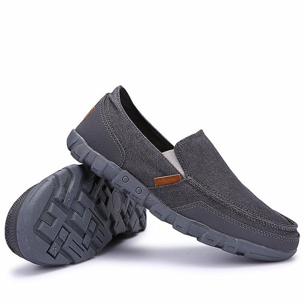 Casual för män Mode Andas Canvas Skor Fr1029 Gray 47