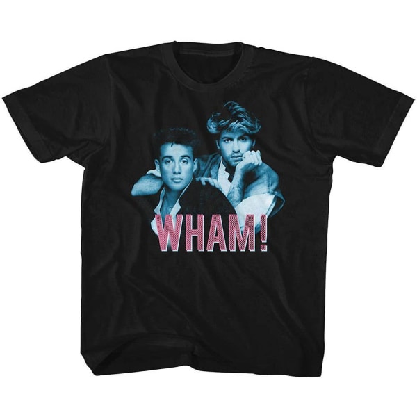 Wham Blå Rosa Ungdom T-shirt S