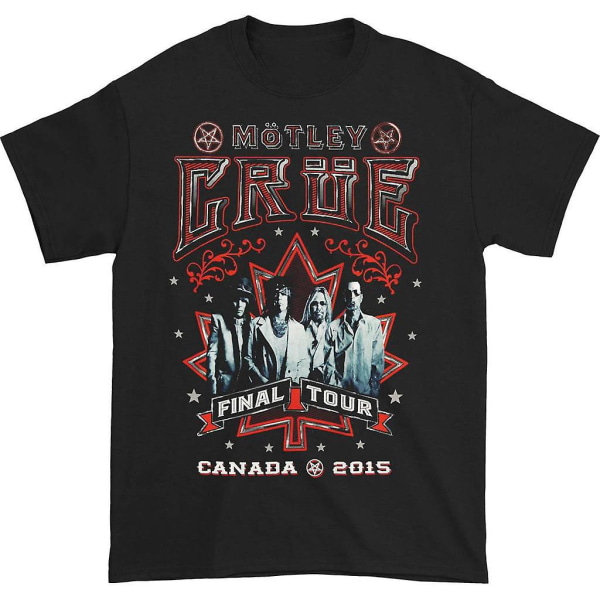 Motley Crue 2015 Canada Tour T-shirt L