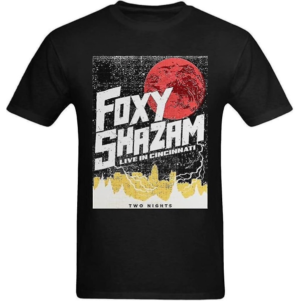 Youranli mäns Foxy Shazam Electric Citizen Band Tshirts L