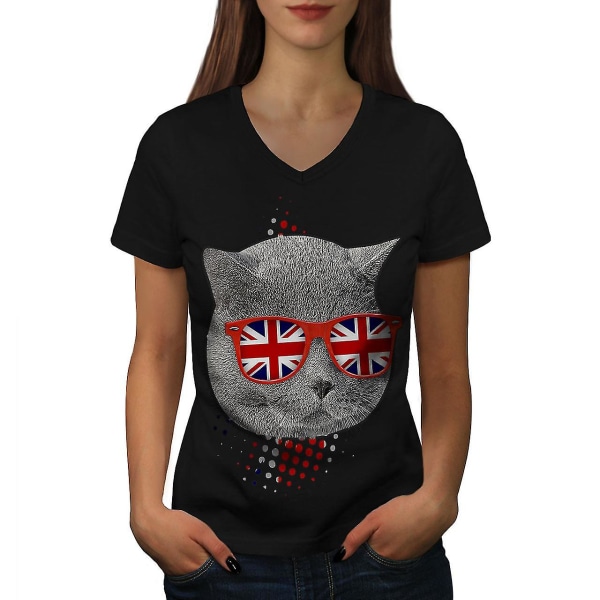 Brittisk korthårig T-shirt för kvinnor M