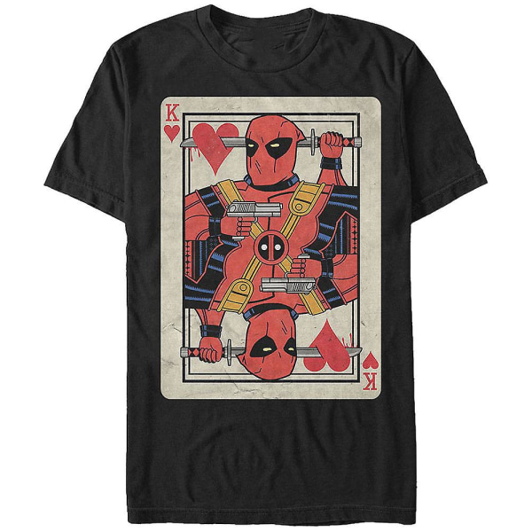 King of Hearts Deadpool T-shirt L