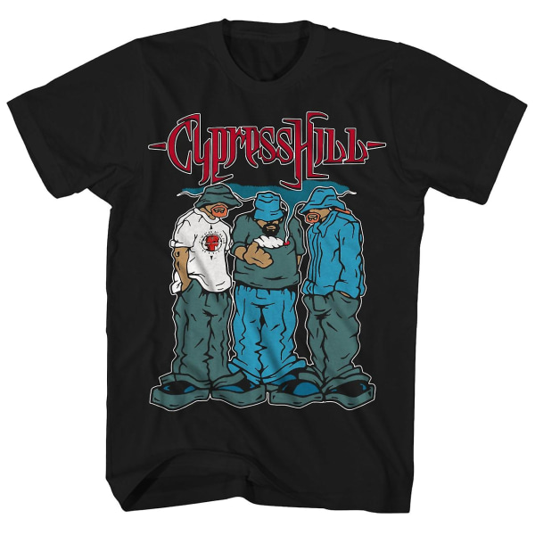 Cypress Hill T Shirt Upprullad Cypress Hill Shirt Black XL