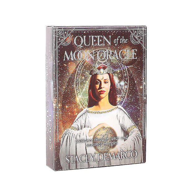 Hot Sell Queen Of The Moon Oracle Cards Brädspel Tarot Cards50st Ts59