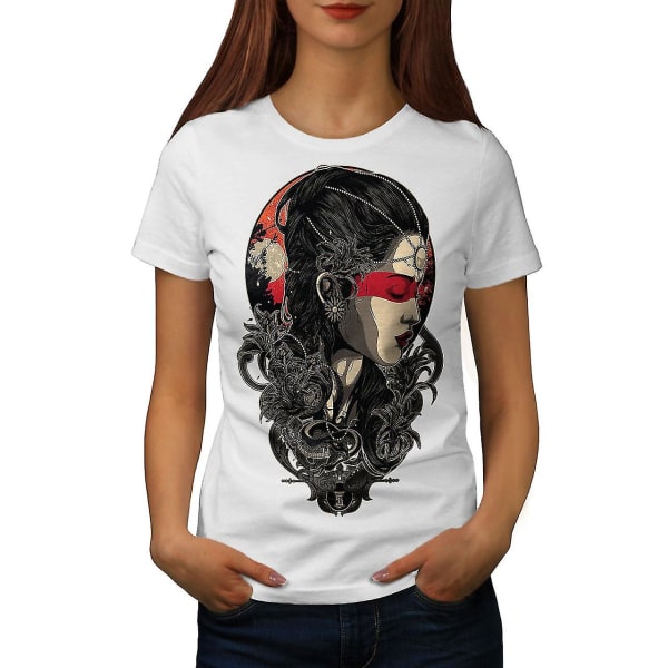 Vacker Girl Fantasy Women Whitet-shirt XL