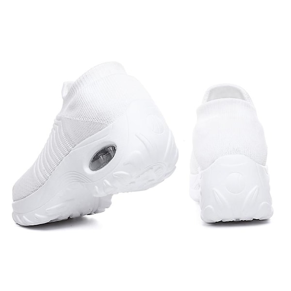 Damskor Mode lätta sneakers Air Cushion Shoes 1839 White 35