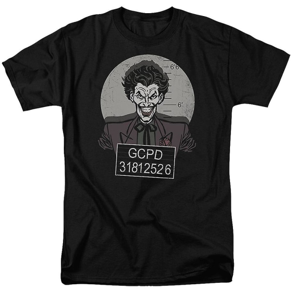 Joker Mug Shot Batman T-Shirt M