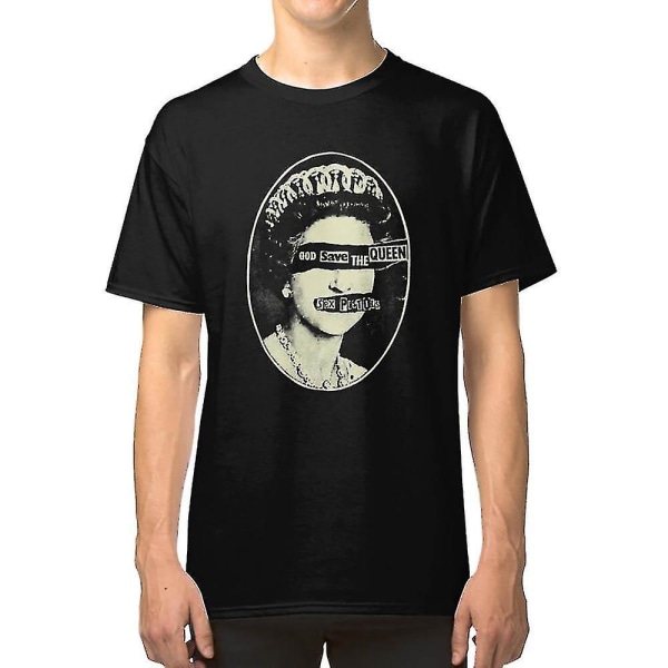 God Save The Queen Retro Vintage Punk Rock T-shirt L