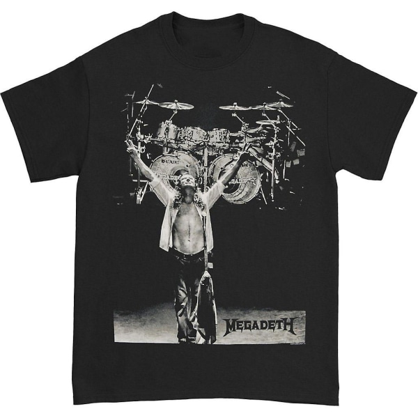 Megadeth Yamaha Drums Photo Mens Reg T T-shirt S