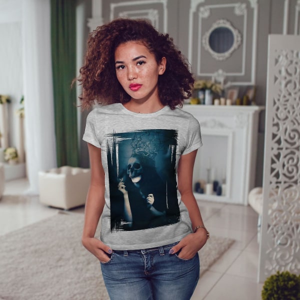 Skull Dead Goth Fantasy Women T-shirt S