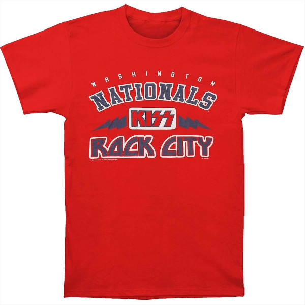 Kyss Washington Nationals Baseball Rock City T-shirt L