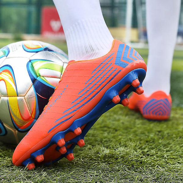 Fotbollsskor för män Halkfria fotbollsskor för herr, Gräs Fotbollssneakers 3C26036A Red 36