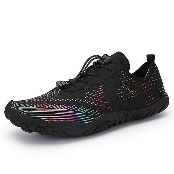 Vattenskor för män Cykelskor Quick Dry River Sea Aqua Sneakers Strandskor 2023 Black 37