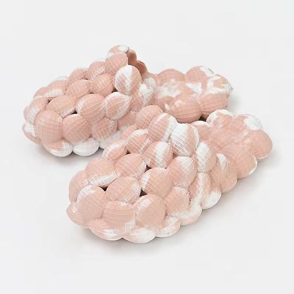 Strandtofflor för män Modesandaler Utomhus Halkfria inomhusskor 3Bc2201 Pink 41-42