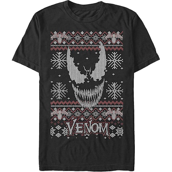 Venom Faux Ugly Knit Marvel Comics T-shirt XL