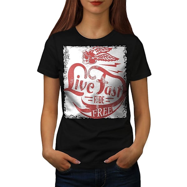 Live Biker Bike Dam T-shirt L