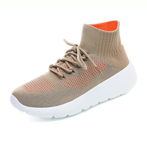 Herrsneakers Löptennisskor Lättviktsventilerande Sport Athletic 3C0810 Khaki 46