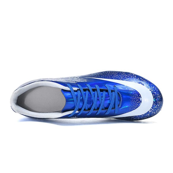 Friidrottsskor för män Spikes Track Race Hoppande Sneakers Professionell löpning Nail Spikes Skor 3B2216 Blue 36