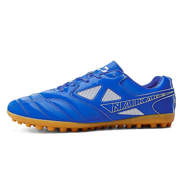 Fotbollsskor för män Halkfria fotbollsskor Klossar Gräs Fotbollssneakers 3C22028 Blue 41