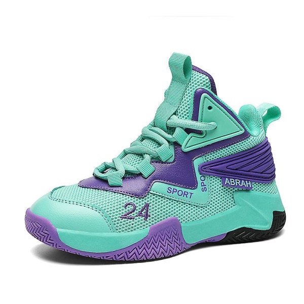 Basketskor för barn Andas Sneakers Löparskor för pojkar 668Hl Green 39