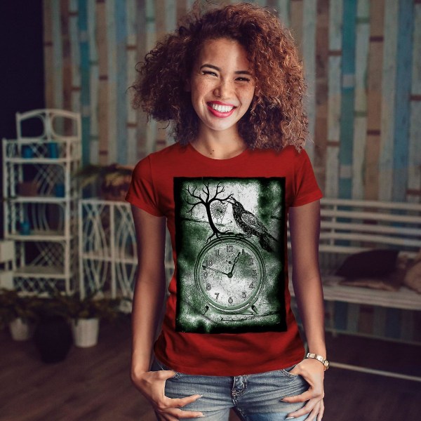 Vintage Old Crow Women T-shirt 3XL