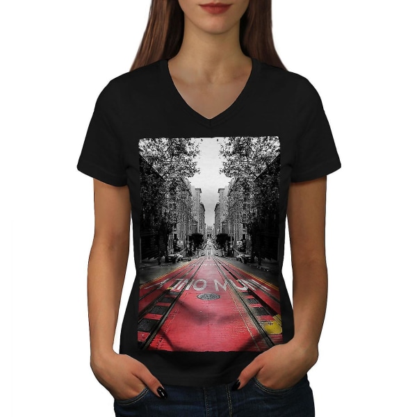 Usa Street Urban City T-shirt för kvinnor XL