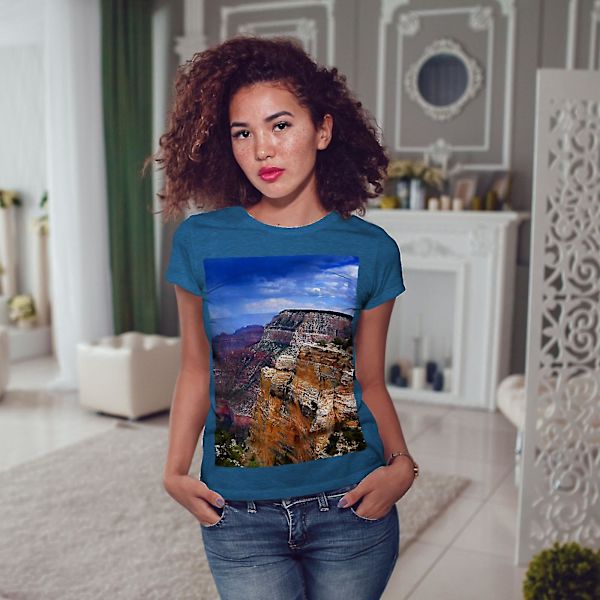 Clif Photo Wild Nature Kvinnor Royal Bluet-shirt M