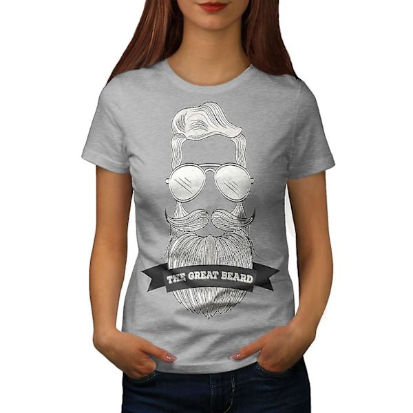 Hippie Skägg Mode T-shirt för kvinnor M