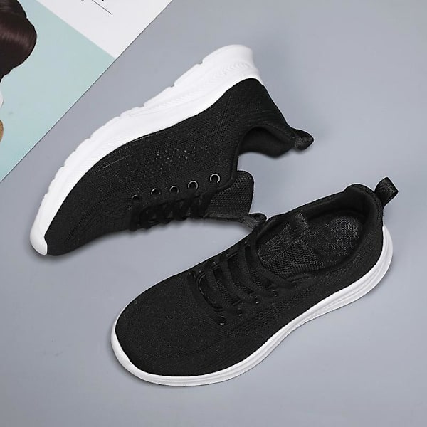 Dam Sneakers Andas löparskor Mode Sportskor A688 Black 41