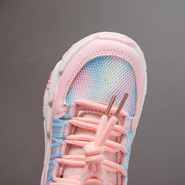 Pojkar Flickor Sneakers Andas löparskor Mode Sportskor 3A9357 Pink 26