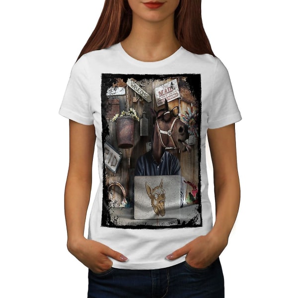 Geek Horse PC T-shirt för kvinnor S