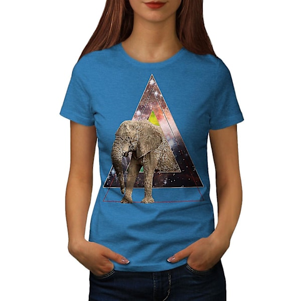 Elephant Space Kunglig T-shirt för kvinnor M
