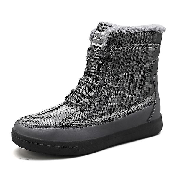 Herrstövlar Mode Vattentäta snökängor Dam Vinterskor M03 Gray 44