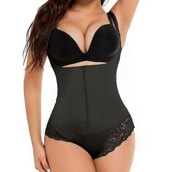 Body Shaper Dam Waist trainer Butt Lifter Platt Mage Bantning Binders Body Slida Magen Drag Korsett Trosor Shapewear,beige XXXL