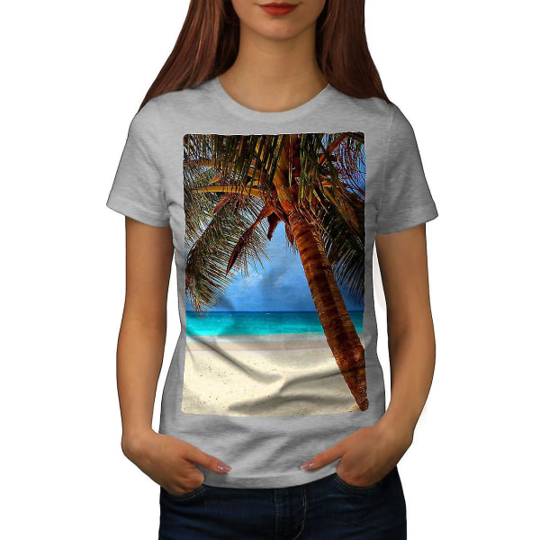 Beach Beautiful Nature Women Greyt-shirt 3XL