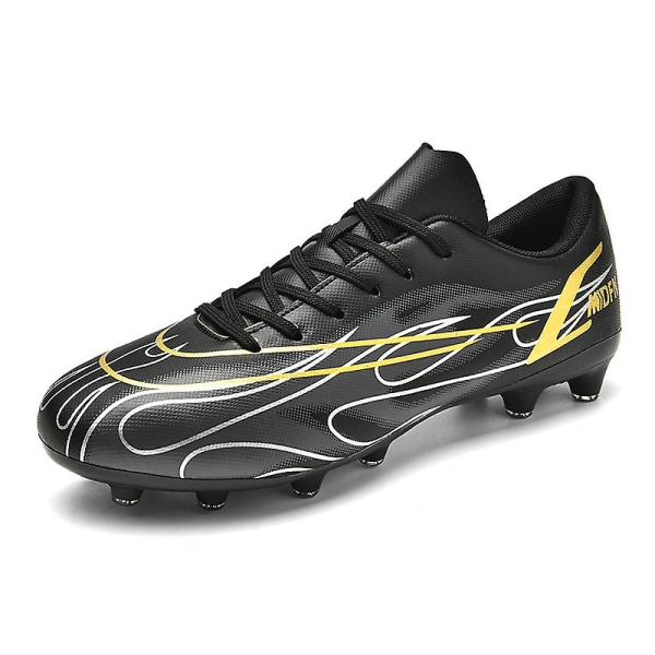 Fotbollsskor för män Halkfria fotbollsskor Klossar Gräs Fotbollssneakers Yj227-1 Black 36