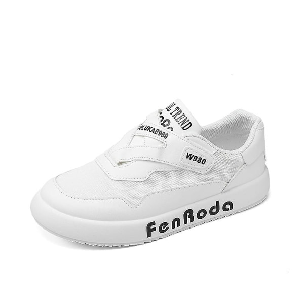 Herrskor Mode Sneakers Platta Casual Skor bl888 White 39