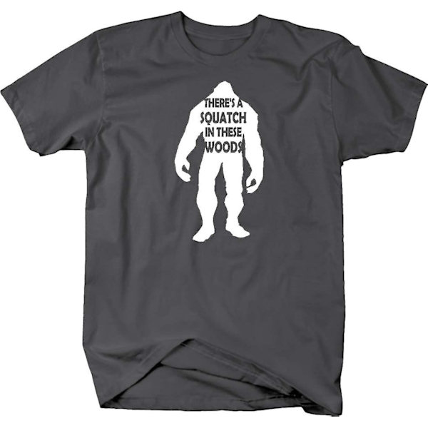 Sasquatch Det finns en squatch i dessa skogar Bigfoot T-shirt för män 5X-Large
