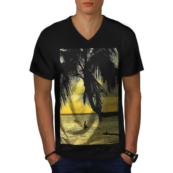 Sea Ocean Photo Nature T-shirt för män S