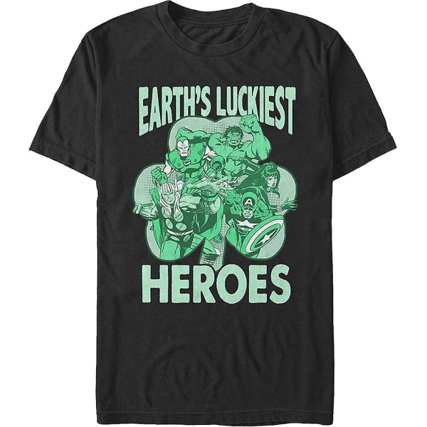 Avengers Jordens lyckligaste hjältar Marvel Comics T-shirt S