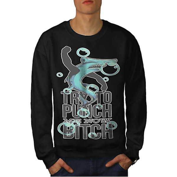 Prova Punch Now Joke Men Blacksweatshirt M