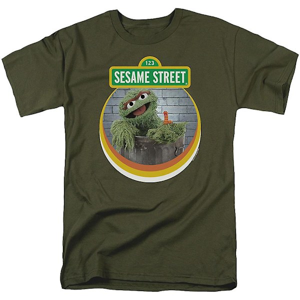 Slimey och Oscar The Grouch Sesame Street T-shirt M