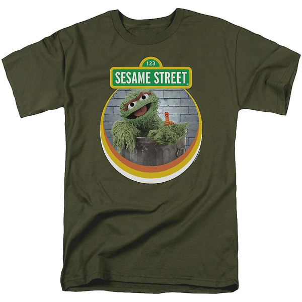 Slimey och Oscar The Grouch Sesame Street T-shirt XXXL