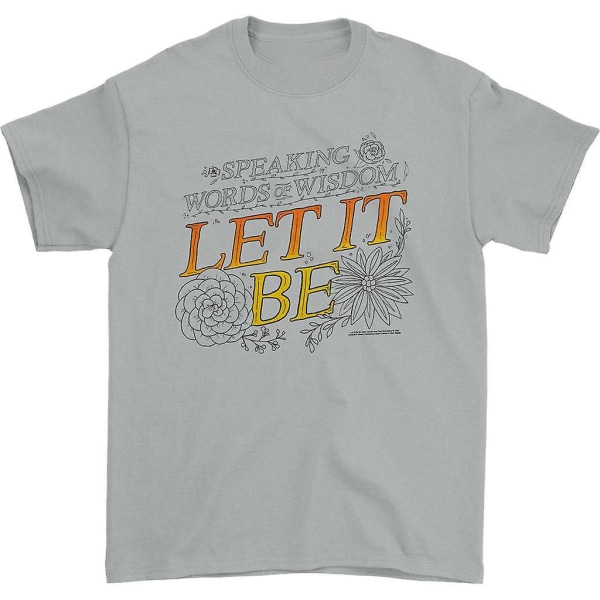 Beatles-texter av Lennon & McCartney Let It Be T-shirt XXL