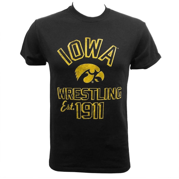 Ugp Campus Apparel Iowa Wrestling Est. 1911 Herr T-shirt - Liten - Svart 3XL