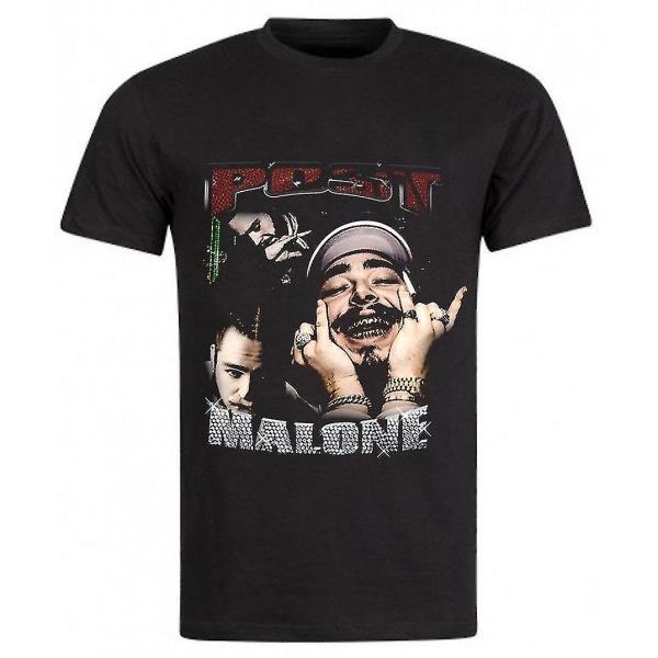 Post Malone T-shirt Noir Vintage Tour Kläder M