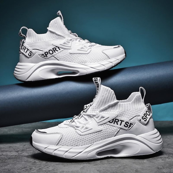 Löpning för herr Andas promenader Atletisk Skor Mode Sneakers 3Bf806 White 42
