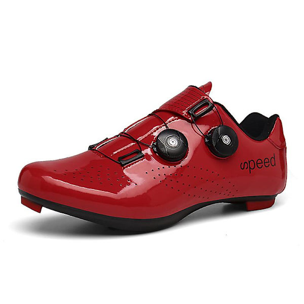 Cykelskor för män Cykelskor Landvägscykelridskor 3C2002 Red 44